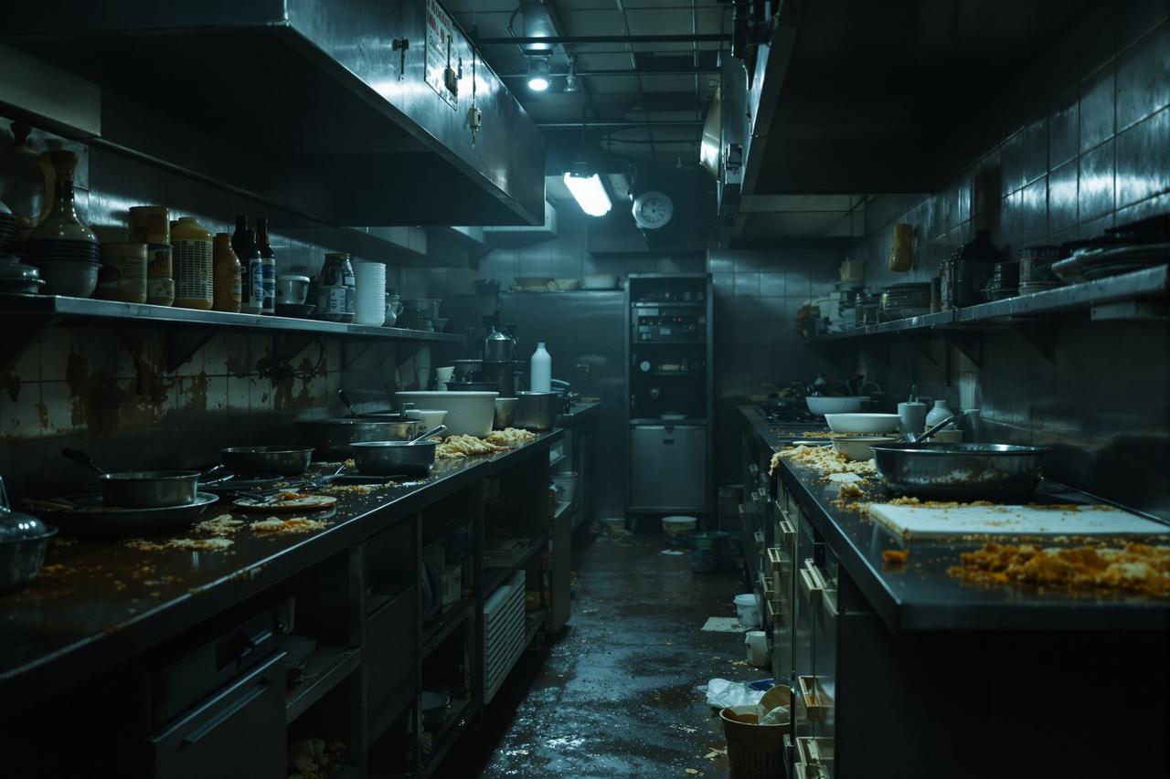 5吃瓜网热搜 - 某网红打卡地被曝食品安全问题，后厨蟑螂乱爬画面触目惊心